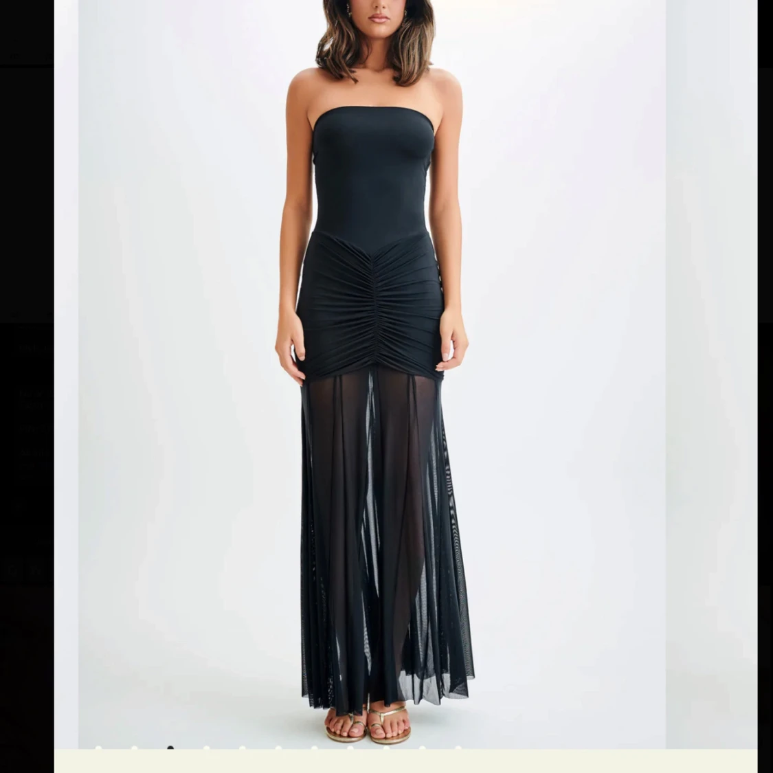 Maxiklänning svart från MESHKI - 91