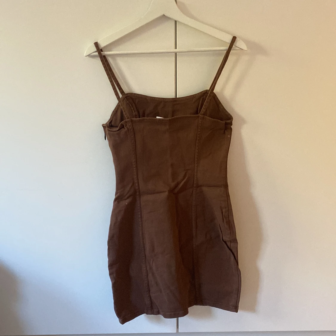 Brun jeansklänning - 90