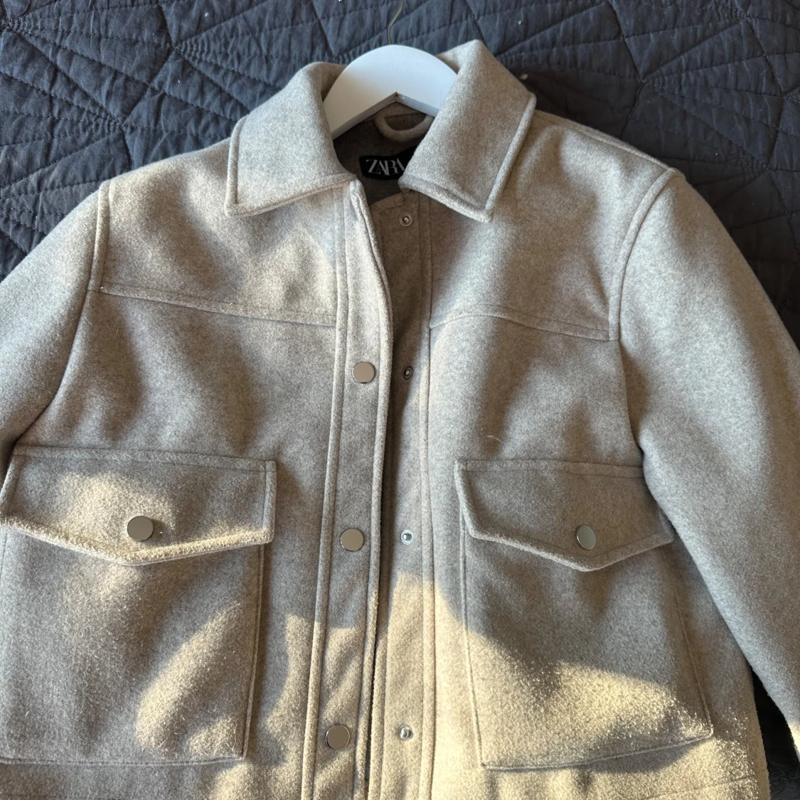 Beige kappa från Zara!