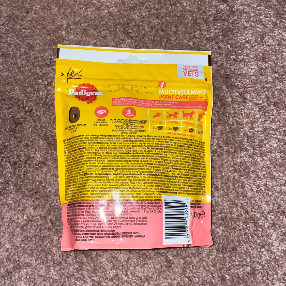 Pedigree hundgodis vitamin - 90