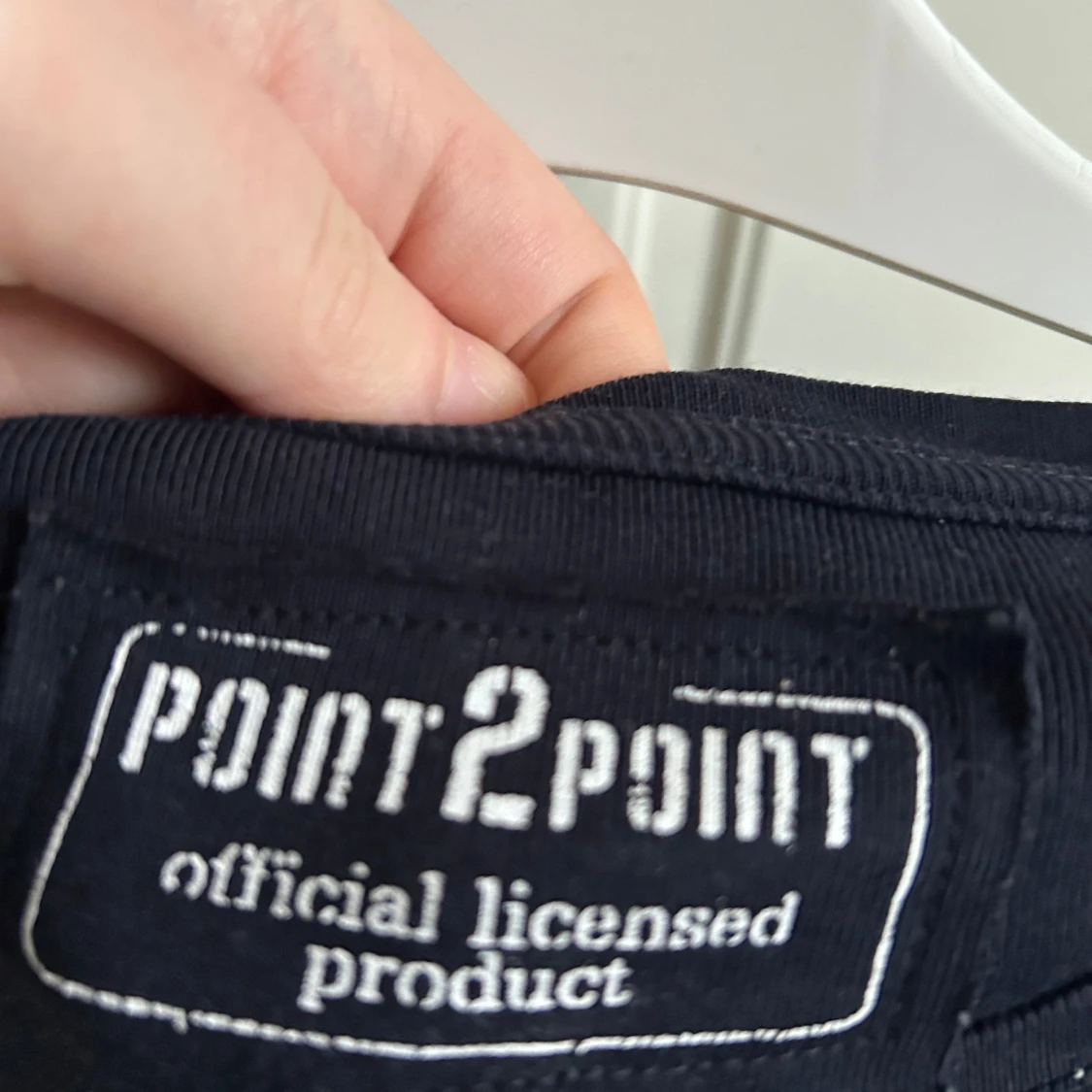 Mörkblå långärmad tröja i y2k stil - 2