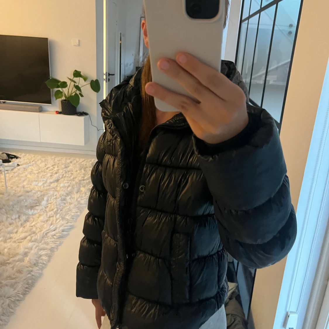 Svart vinterjacka  - 90