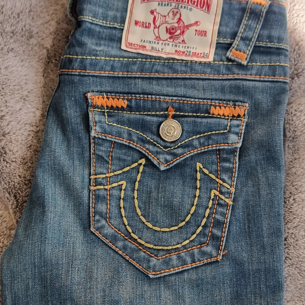 Nyskick, väldigt fina True Religion jeans, st 28. Jeans & Byxor.