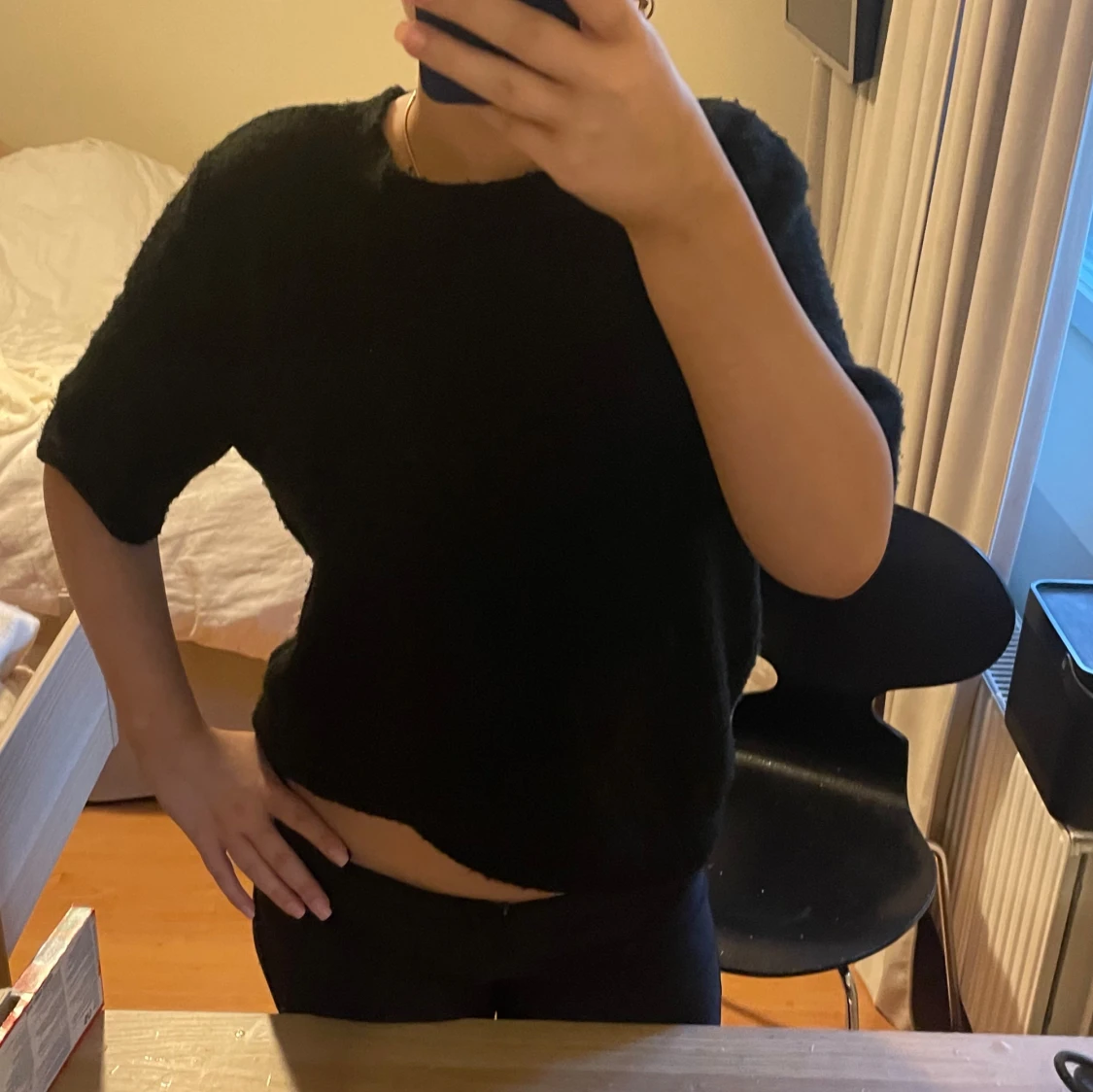 Trekvarsärmad tröja