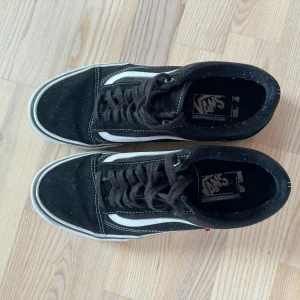 Vans sneakers i fint skick - Hej!  Väljer att sälja mina Vans i storlek 44 pga använder de inte längre. Skorna är använda men har inga skador utan är istället lite slitna på undesidan (normal slitage). Inga hål.  Hör av er vid frågor!  Mvh Pontus