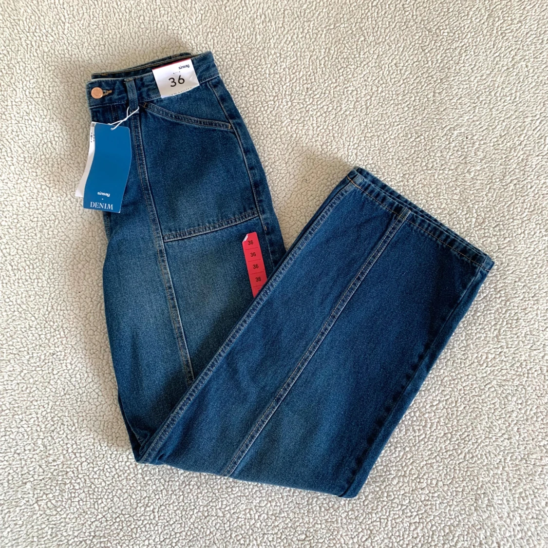 Sinsay blåa raka jeans