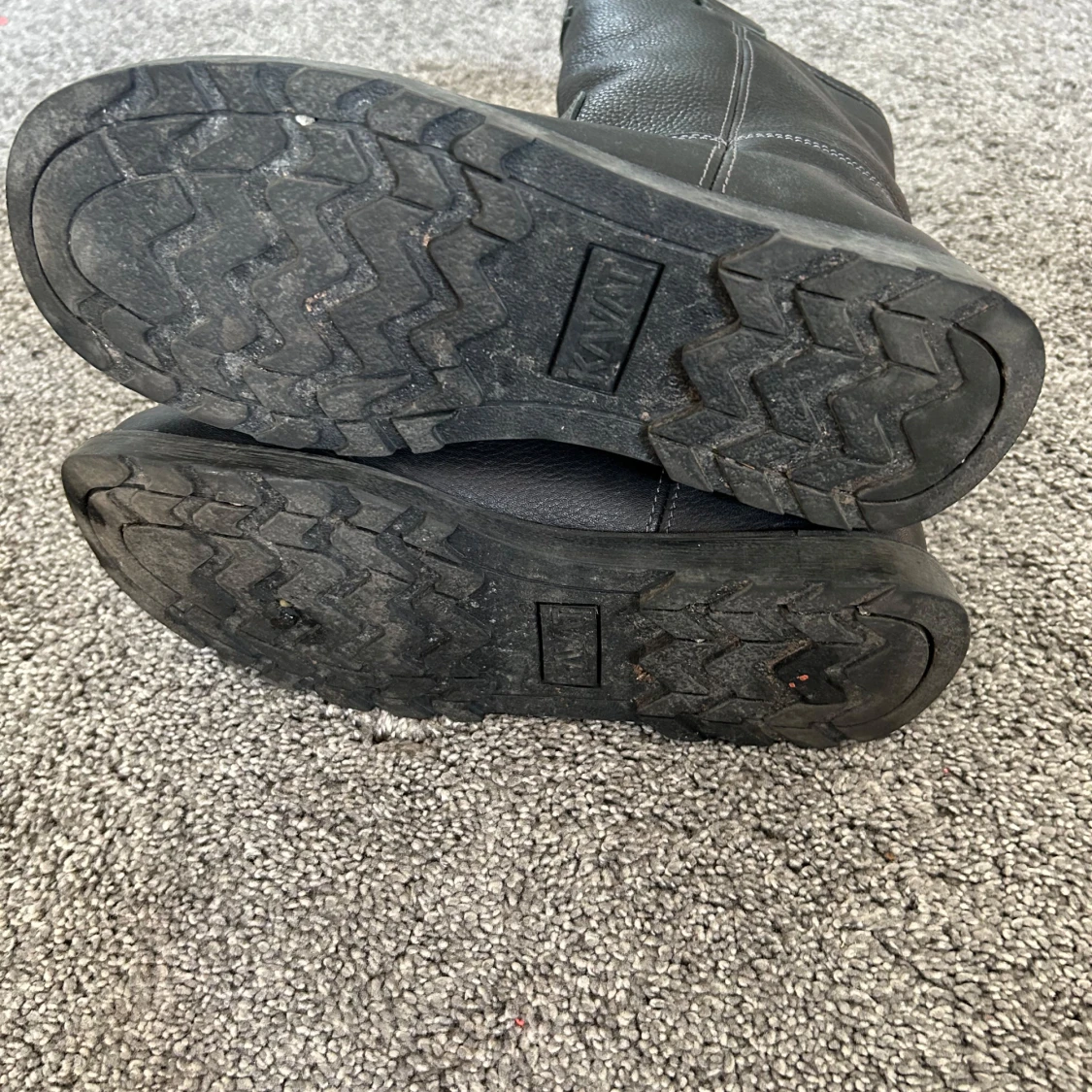 Kavat stövlar läder - 92