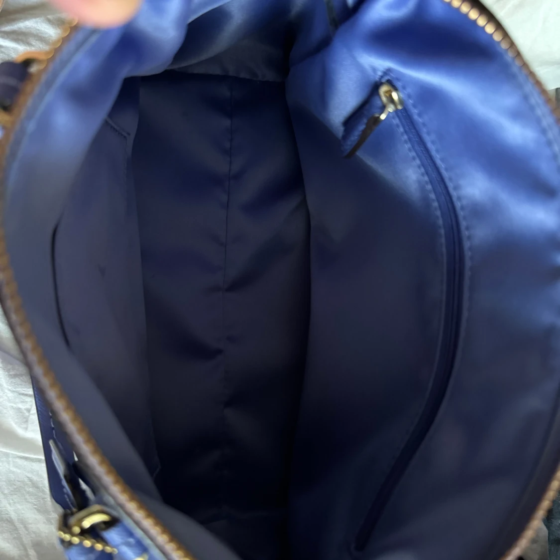 Coach väska blå liten crossbody  - 91