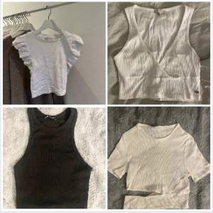 Säljer alla dessa 4 toppar från Zara, bikbok och pull&bear tillsammans för 110kr 🎀 Skriv för frågor