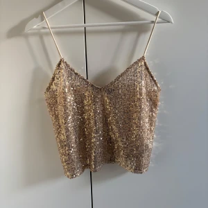 Topp - Glittrig fest topp från Zara💕