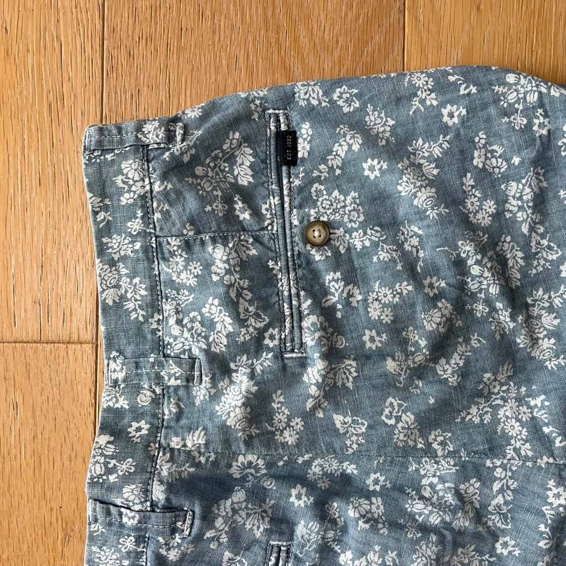 Slim fit shorts med mönster - 90