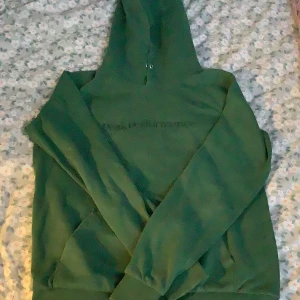 Grön hoodie från Peak Performance - Säljer en snygg grön hoodie från Peak Performance i storlek M. Den är perfekt för höst och vinter med sin mysiga och varma känsla. Hoodien har långa ärmar och en klassisk huva. Perfekt för både chill och äventyr! (I ena ärmen fins det ett litet hål)
