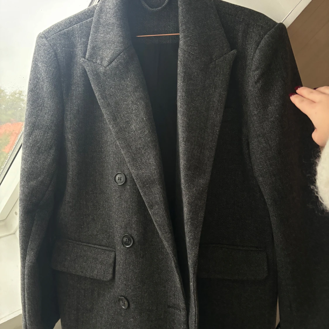 Mörkgrå kappa/kavaj🖤 - 92