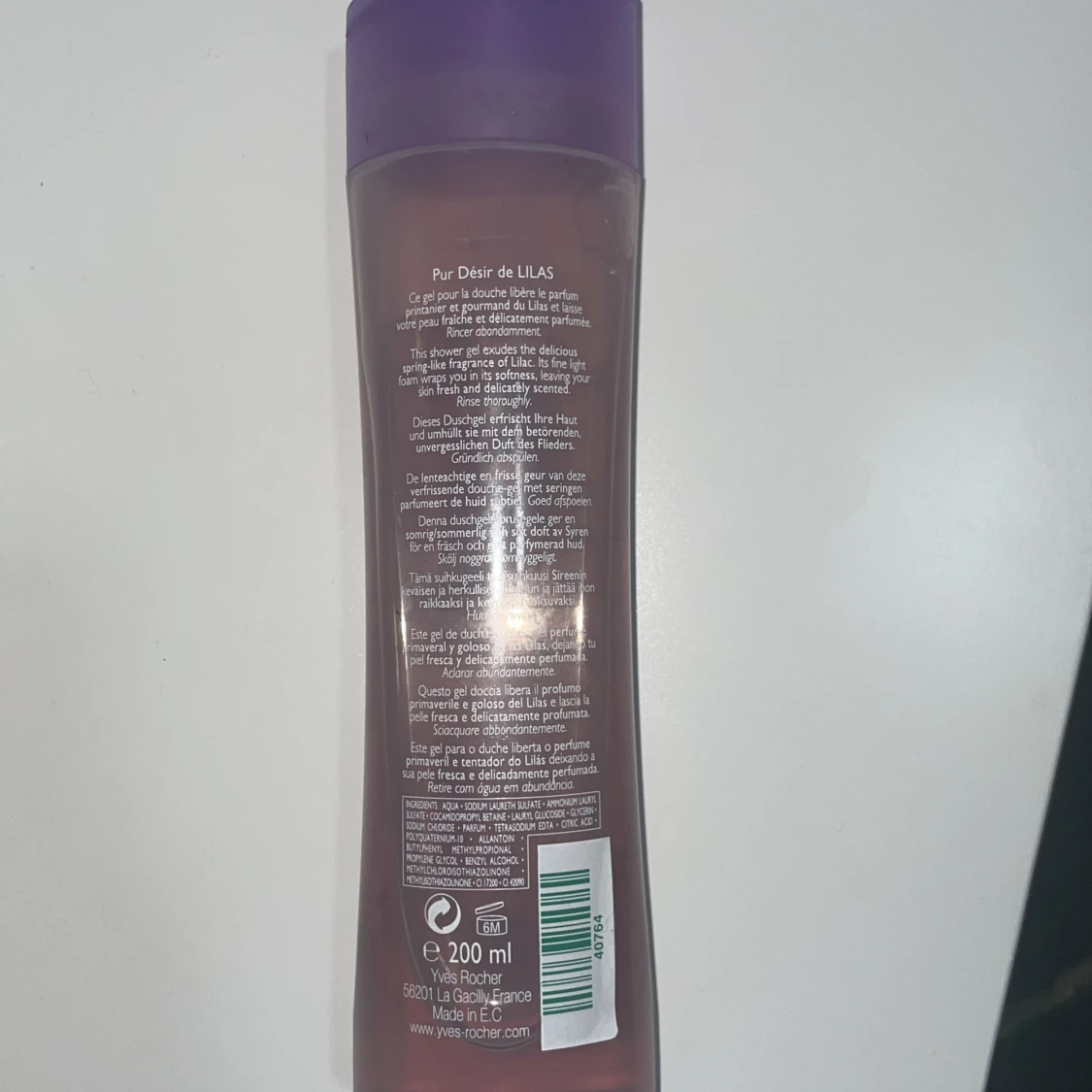 Pur Désir de Lilas Duschgel - 90