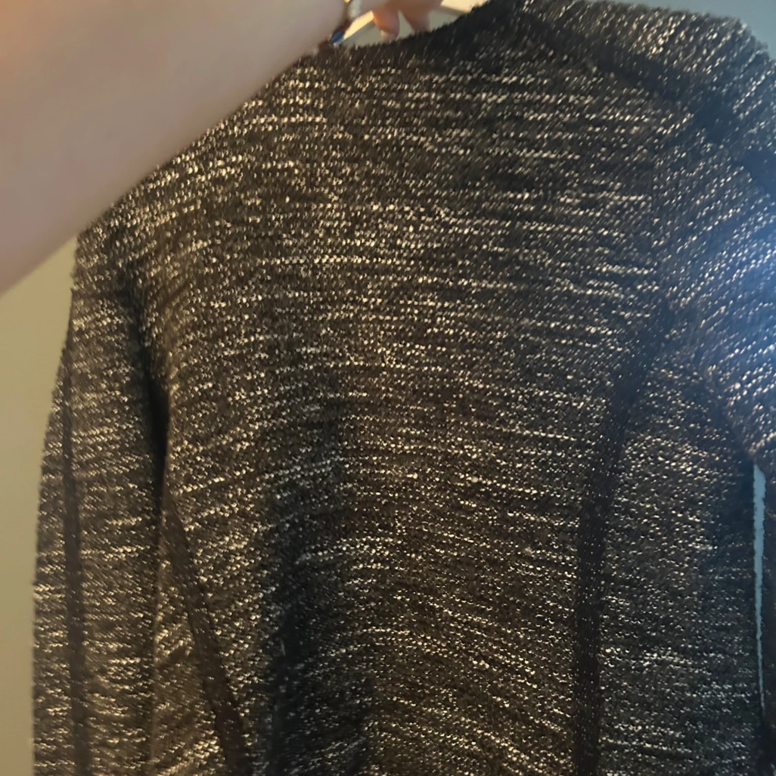 Svart och vit stickad jacka från Ann Taylor - 90