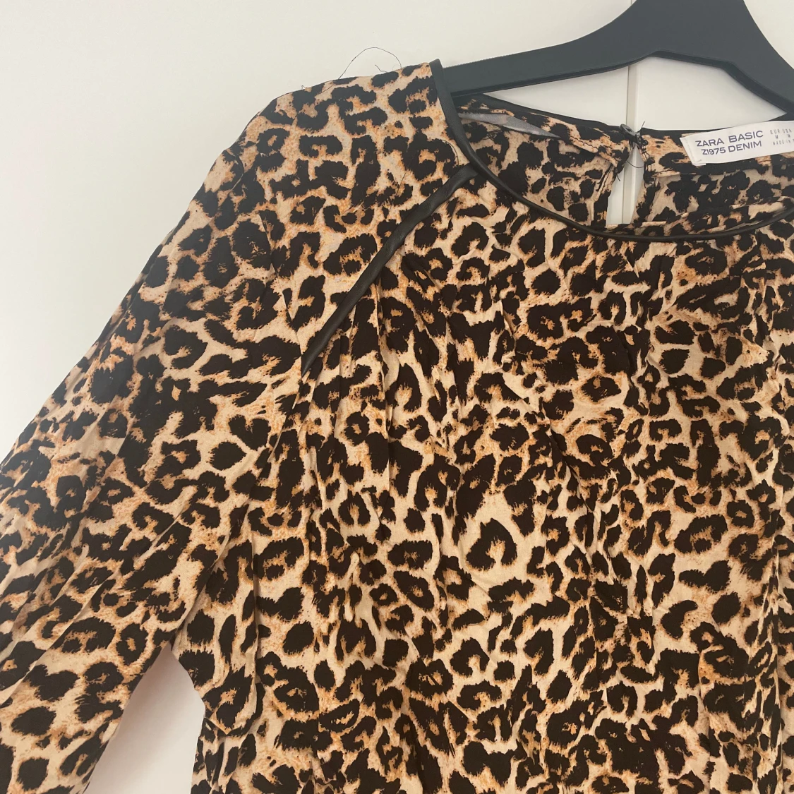 Leopardmönstrad blus - 1