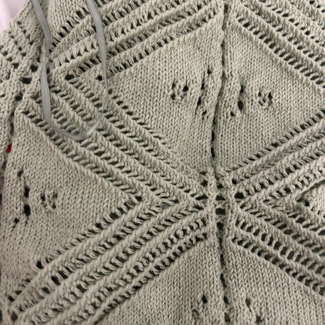 Grön stickad topp från Lindex - 92