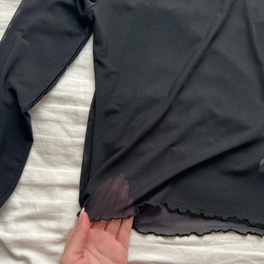 Svart långärmad topp - 2