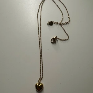 Guldhalsband med hjärta från Edblad  - Fint nytt Edblad guldhalsband med ett hjärtformat hänge. Kedjan är tunn och justerbar med ett klassiskt lås. Halsbandet är nytt och säljer pga att jag har ett likadant💕