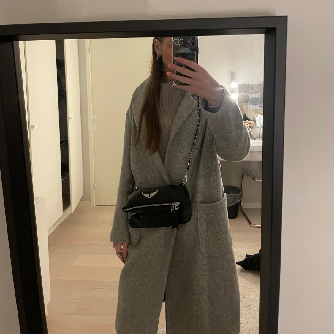 Grå kappa från Amisu - 2