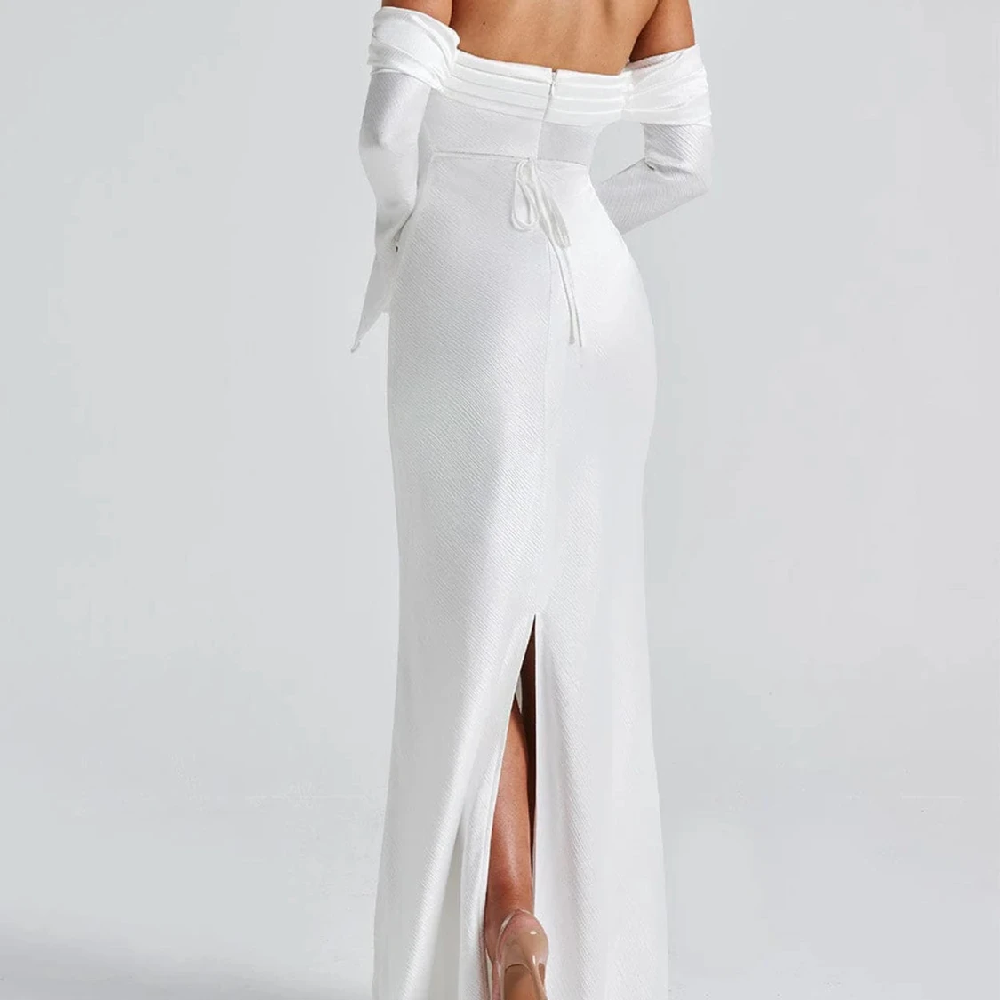 Vit långklänning från Babyboo - 1