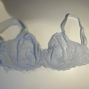 Ljusblå spetsbehå från Change Lingerie - Säljer en elegant ljusblå spetsbehå från Change Lingerie. Originalpriset är 699. OBS! Lapparna är nu borta pga 1 dags användande. Insåg dock i slutet av dagen att den är för tight för mig. Därav nyskick utan lappar. 