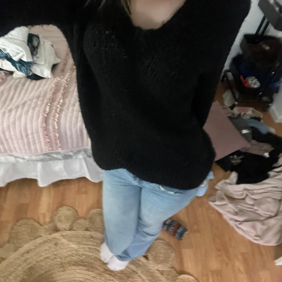 Svart stickad tröja från JDY - 2