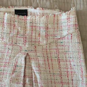 Mini skirt  - Tweed cream and pink mini skirt. Worn only once 