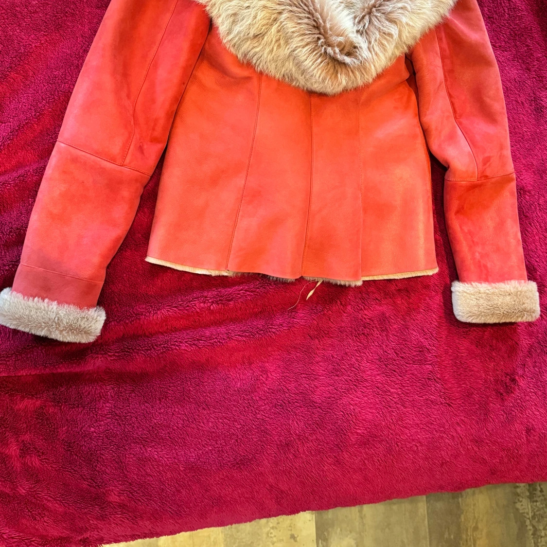 Vinter jacka av äkta läder.  - 90
