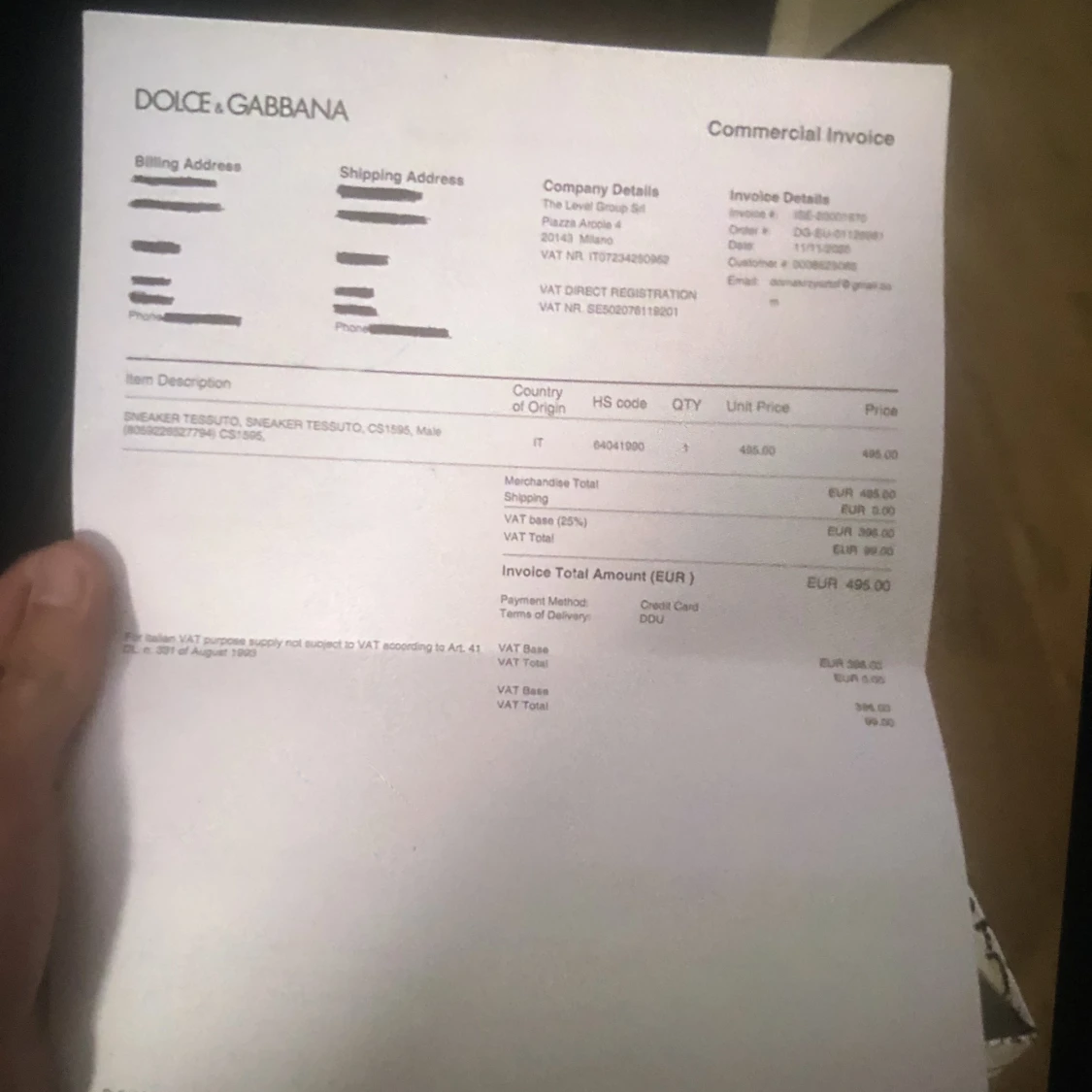 Dolce Gabbana skor (ÄKTA) - 90