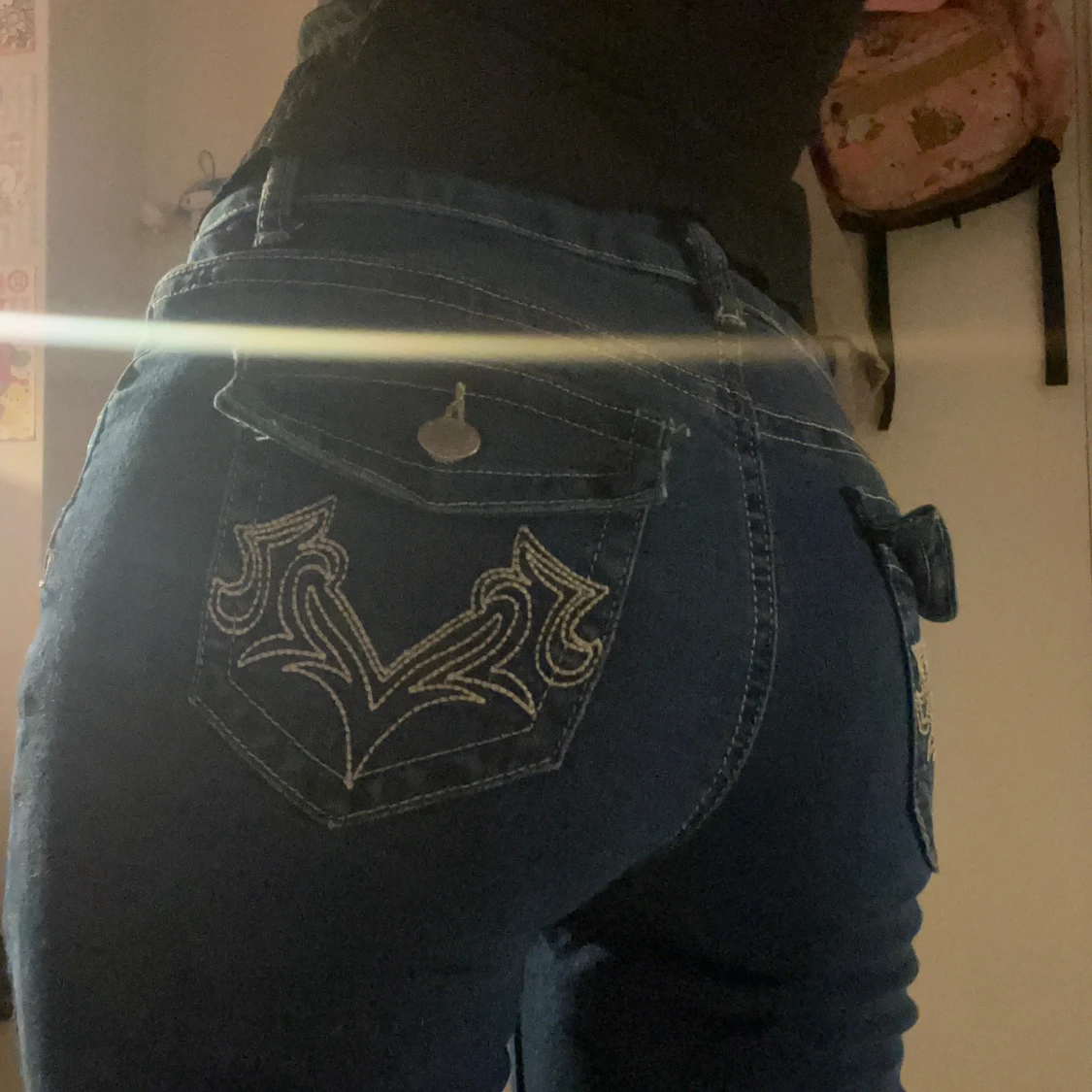 Snygga marinblå jeans💙 original pris: 269kr