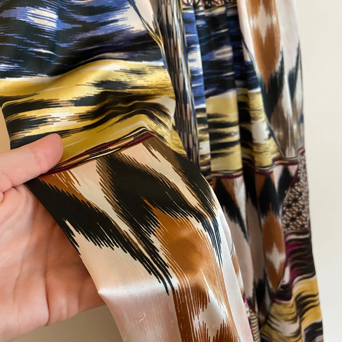 Maxi dress H&M satin backless beach - 93