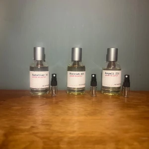 Angeli 23.0, Sabaiter 3.0, Norrish 42.0 - Perfekta vinter parfymer!  Kolla mina reviews på TikTok för bättre blick på vad dem luktar!  19kr= valfri 2ml