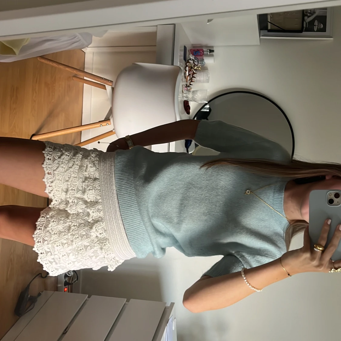 H&m stickad t-shirt - 90