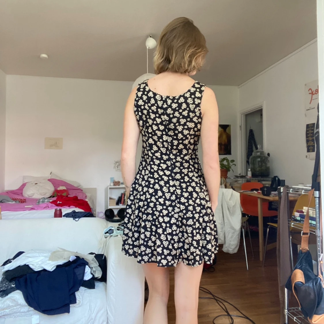 Blommig klänning - 91