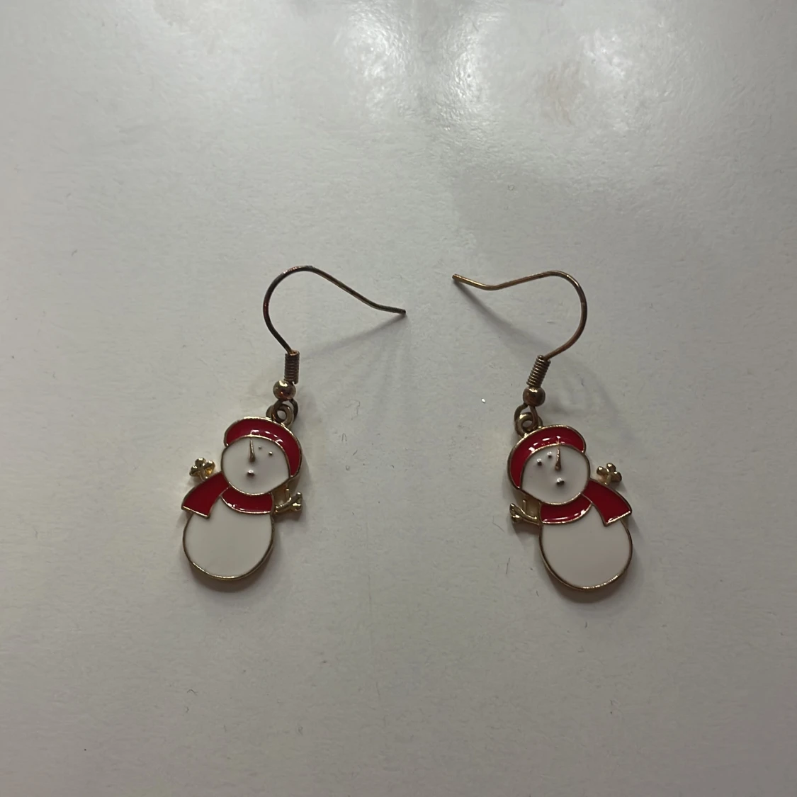 Snögubbe örhängen 