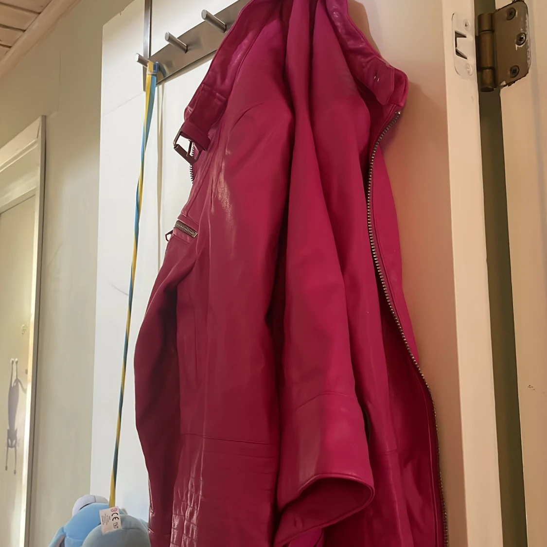 Rosa jeans jacka.  - 90