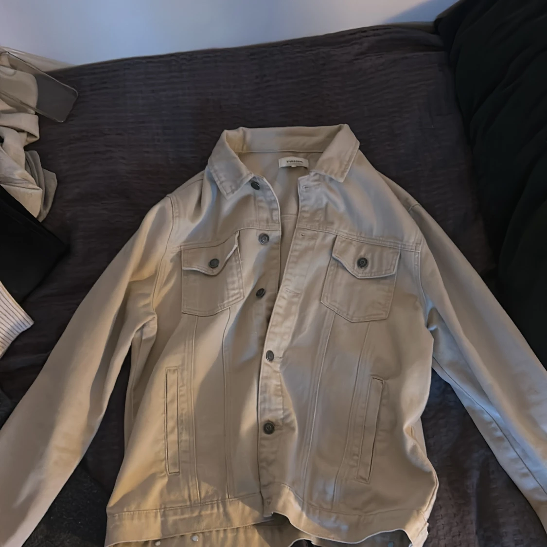 Jeans overshirt storlek L - 90