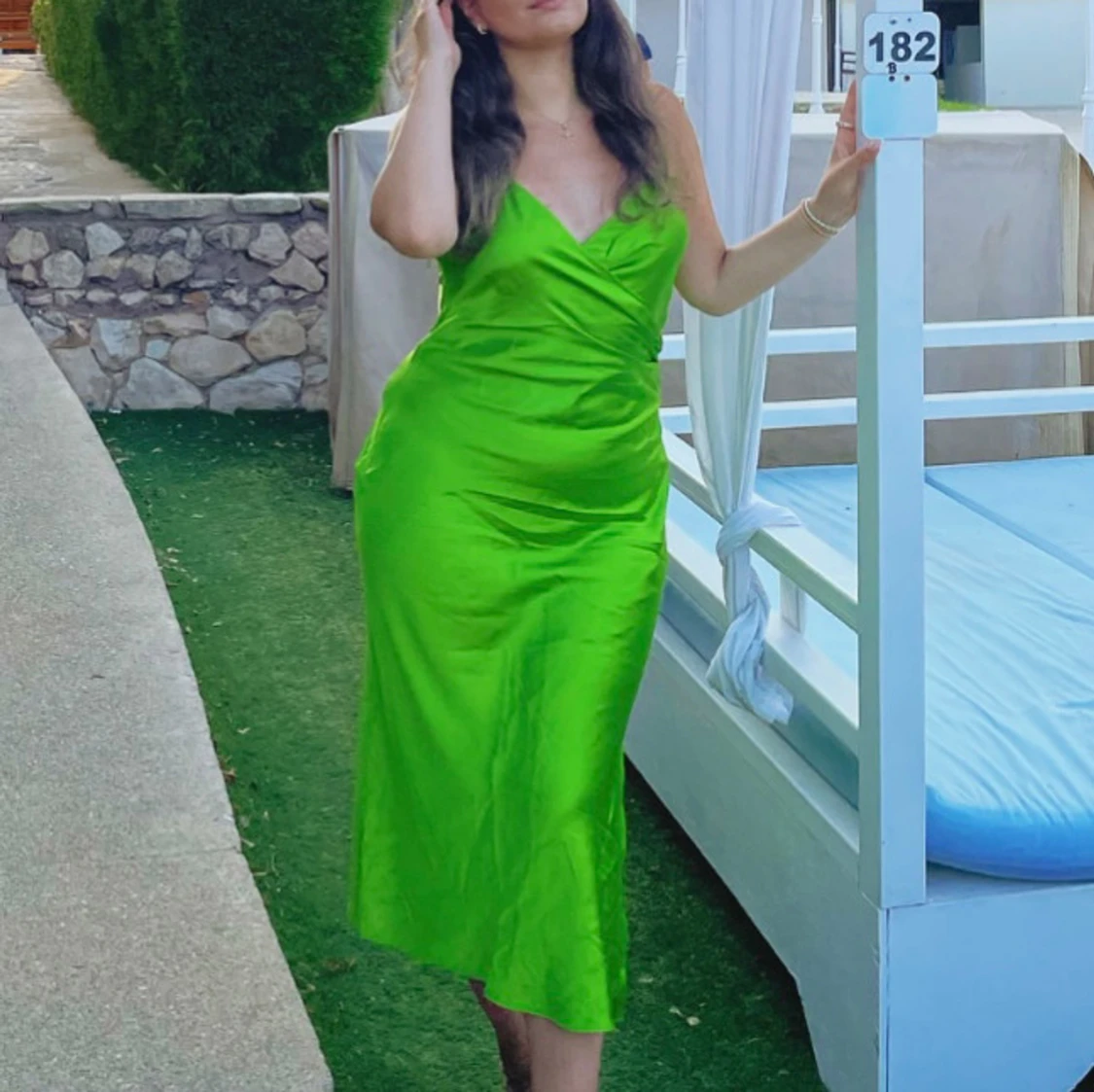 Grön klänning ZARA