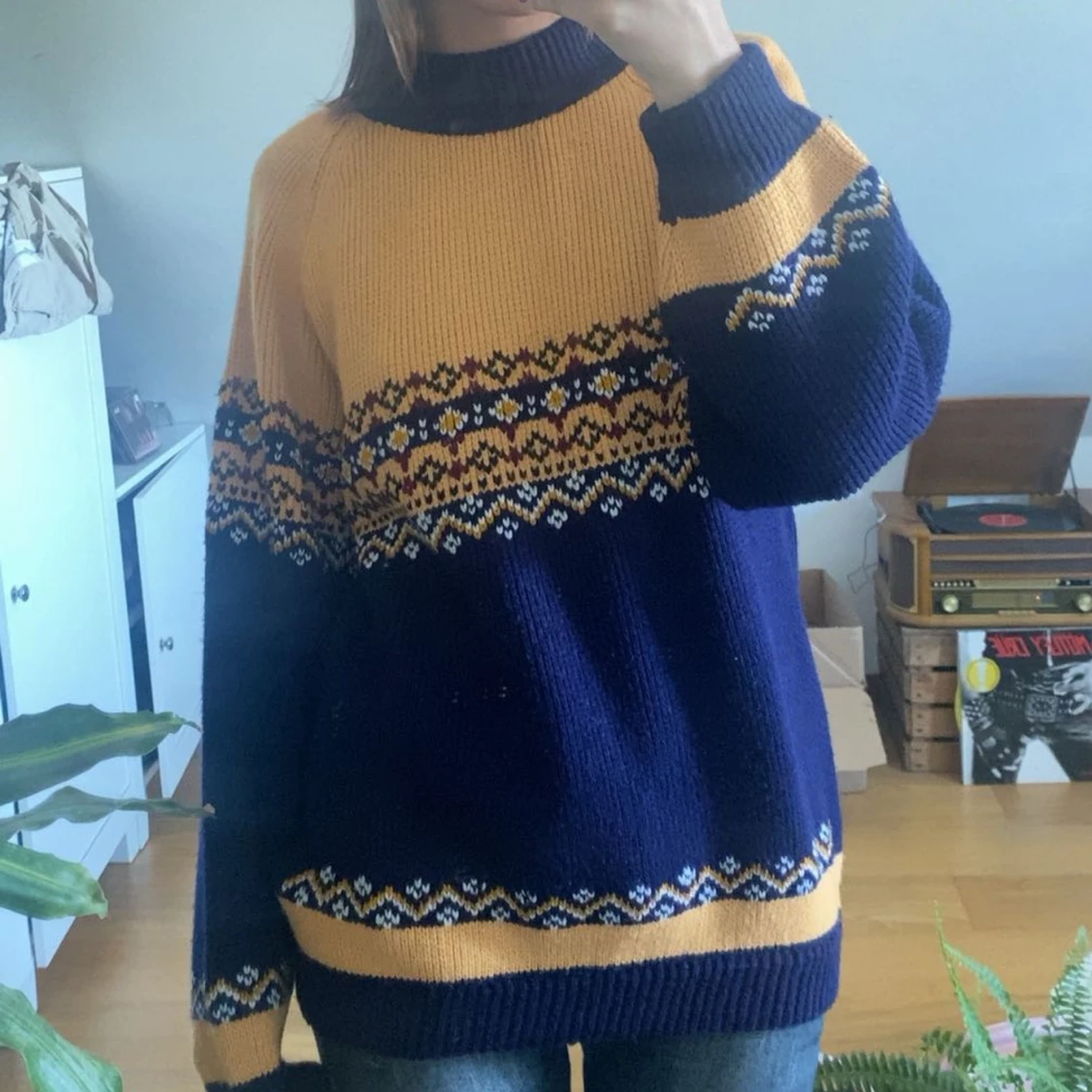 Stickad tröja - 90