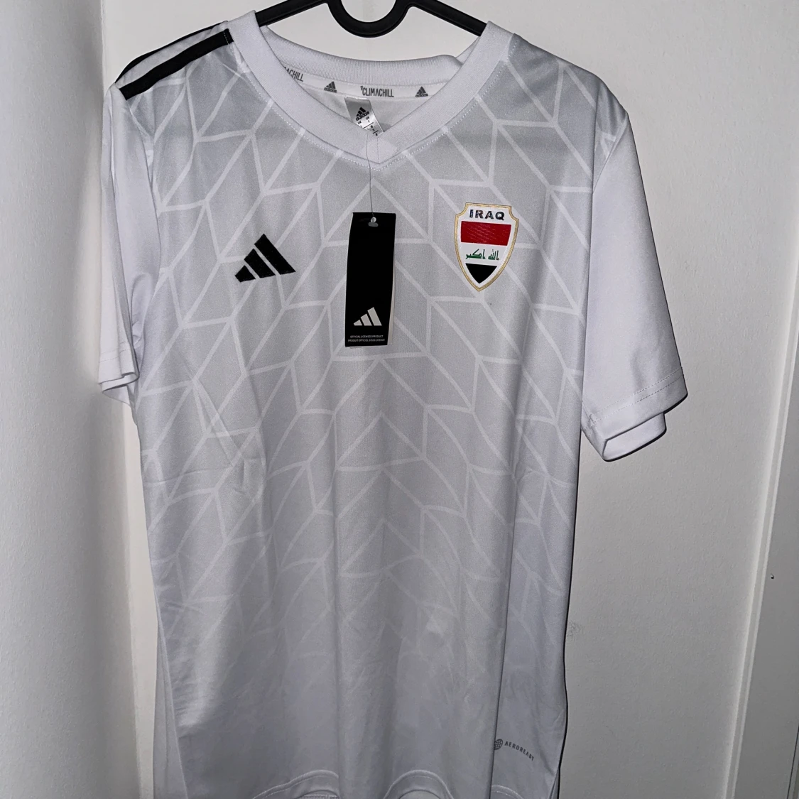 Irak 2024 fotbollströja vit helt ny 