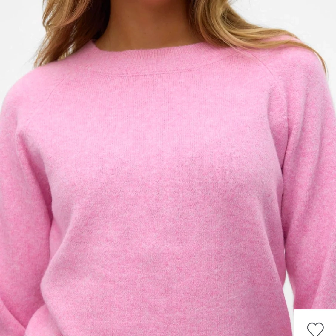 Rosa stickad tröja  - 90