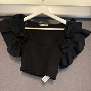 Volangtopp - Kort volangtopp från Zara. Storlek S. Använd fåtal gånger. 