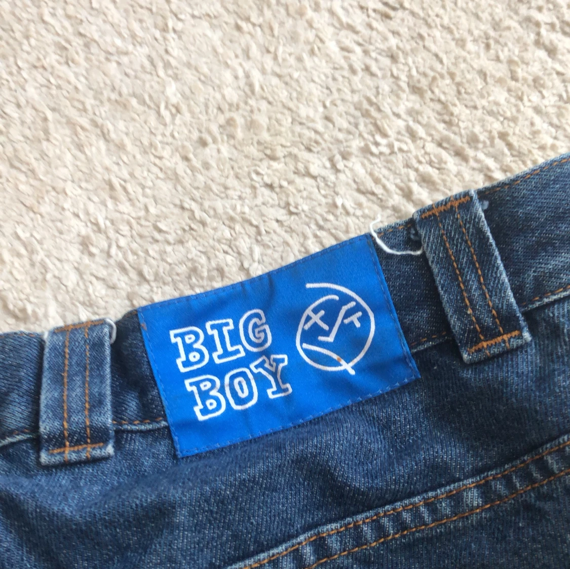 Mörkblåa baggy jeans från big boy - 92