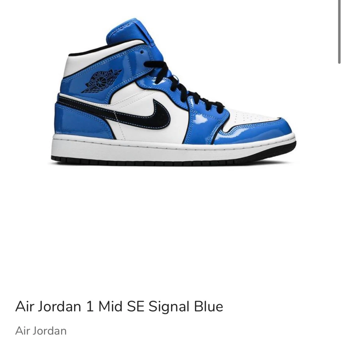 Nike air Jordan 1 Mid SE oanvända signal Blue 41 - 90