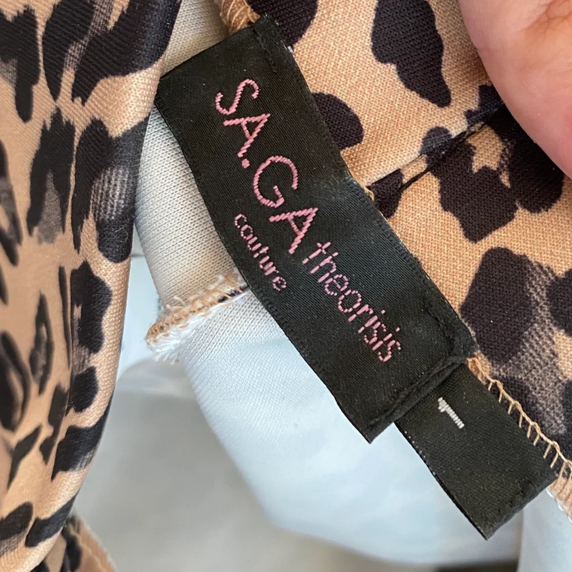 Fin leopard kjol - 90