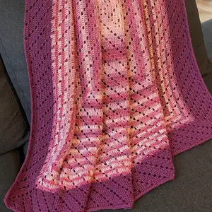 Summer baby blanket or can be a throw. Hand made from fine turkish thread .