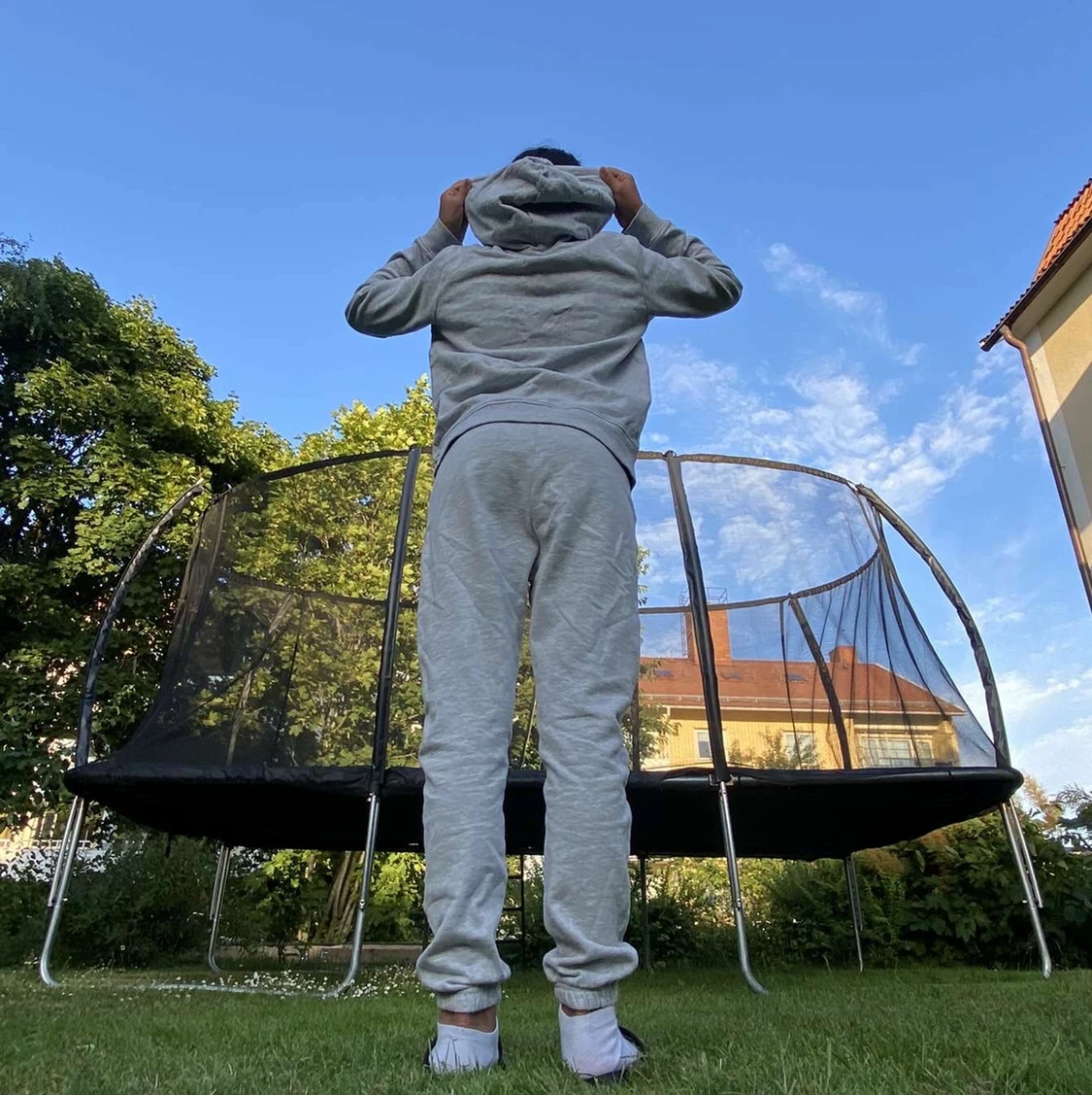 Grey sweatshirt and pants - 90