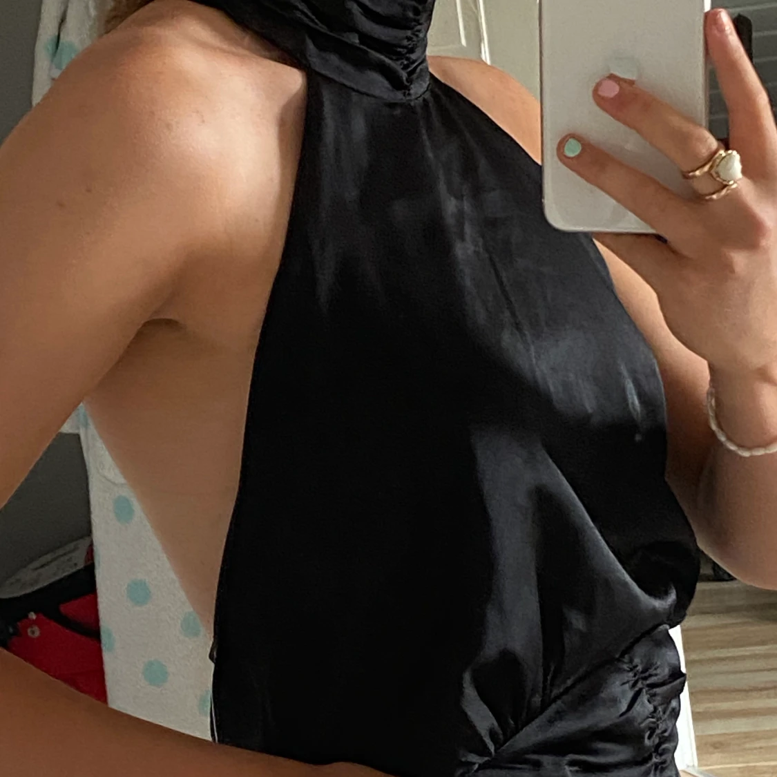 Topp med öppen rygg