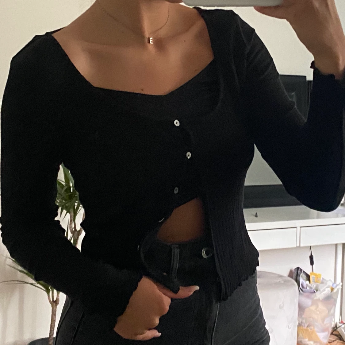 Svart kofta - 90